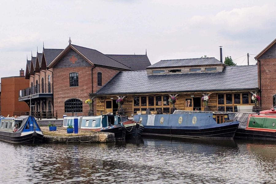 Exterior view of Crown Wharf, Stone