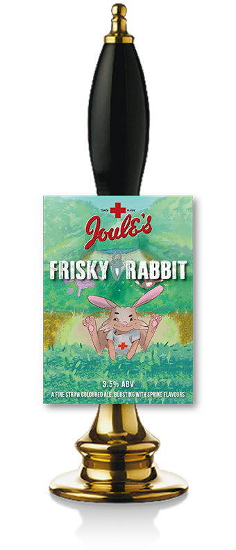 Frisky Rabbit beer by Joules Brewery