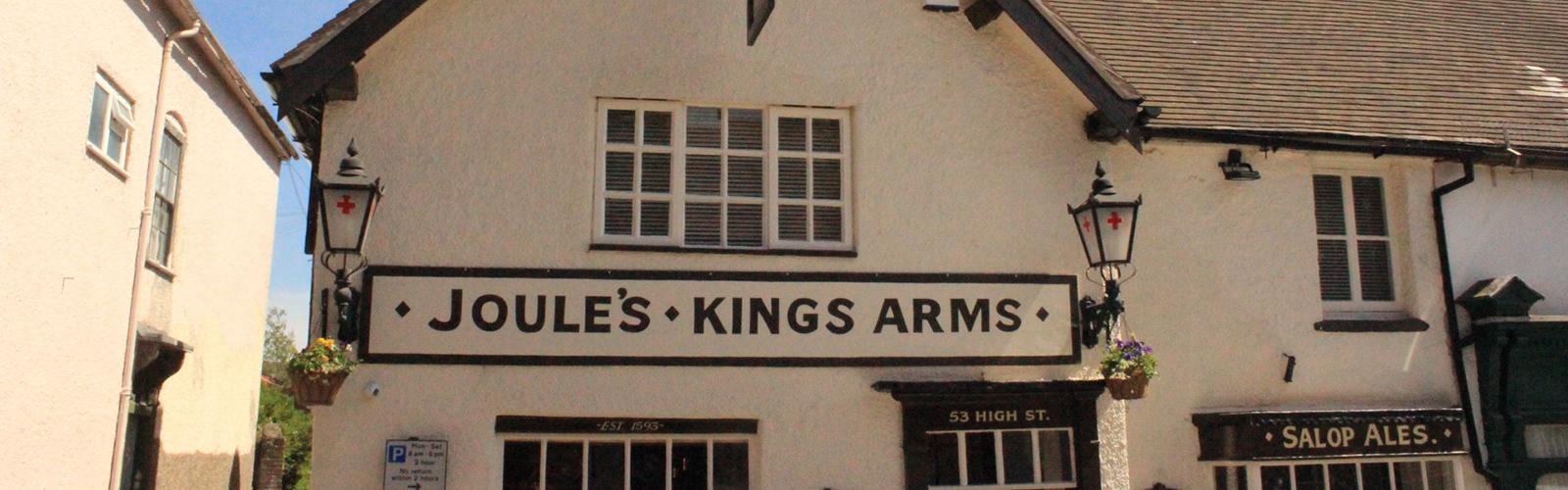 Visit the The Kings Arms, Church Stretton A Taphouse by Joule's Brewery