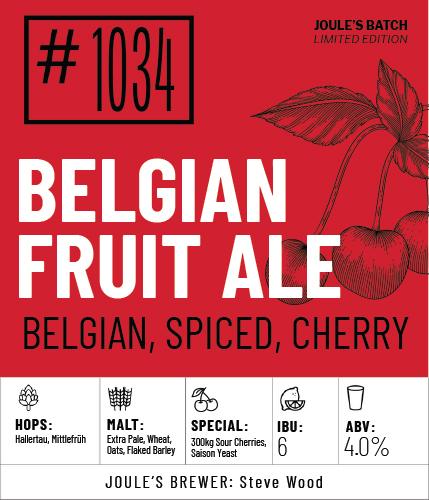 Joule's Belgian Fruit Ale pump clip