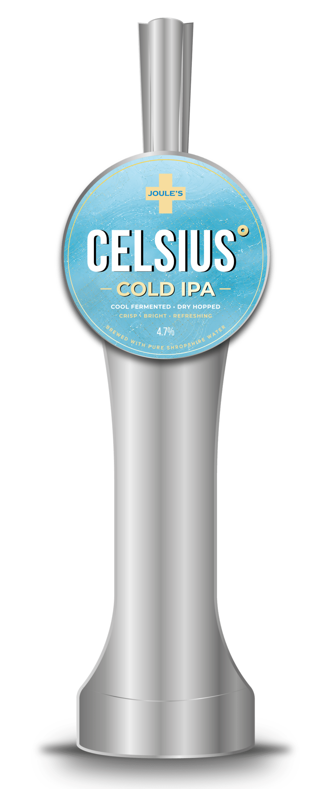 CELSIUS COLD IPA JOULES Celsius cold ipa, full pump clip image